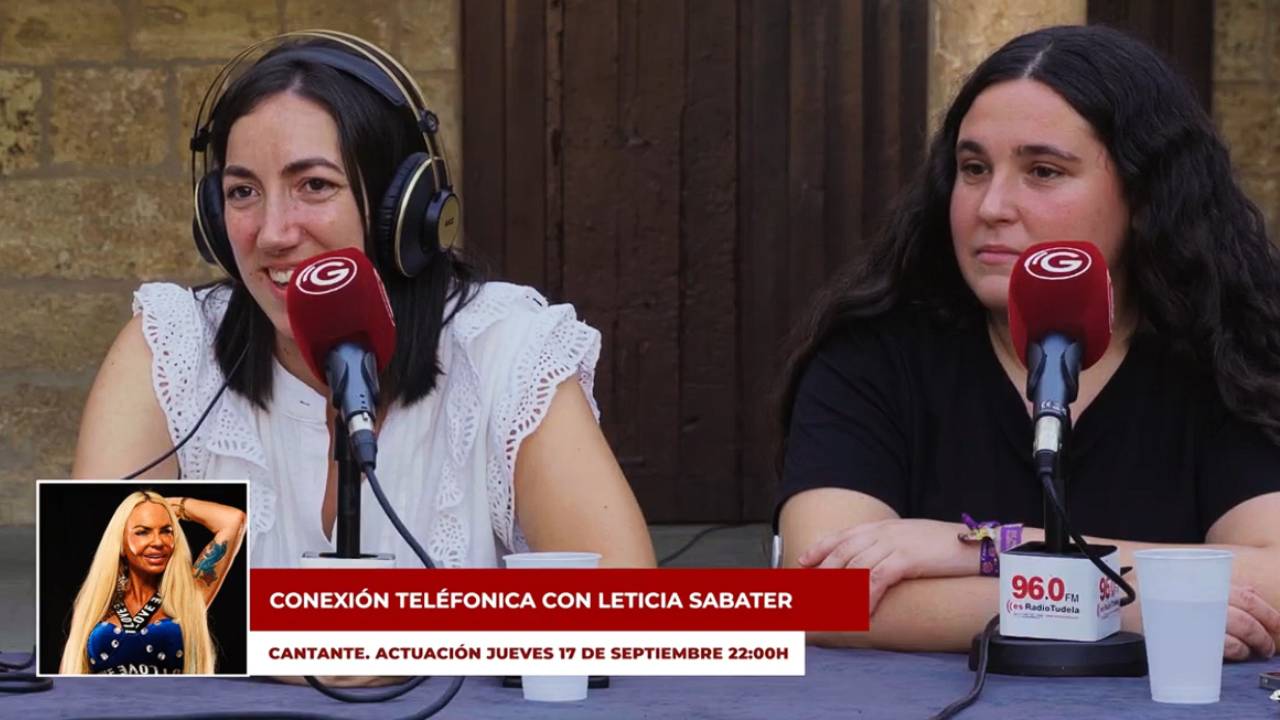 Conexión telefónica con Leticia Sabater en Fitero